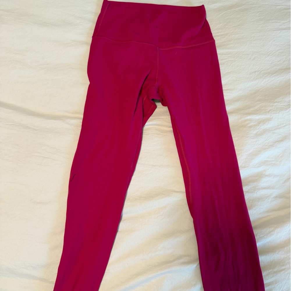 Lululemon align Deep Pink Leggings size 6